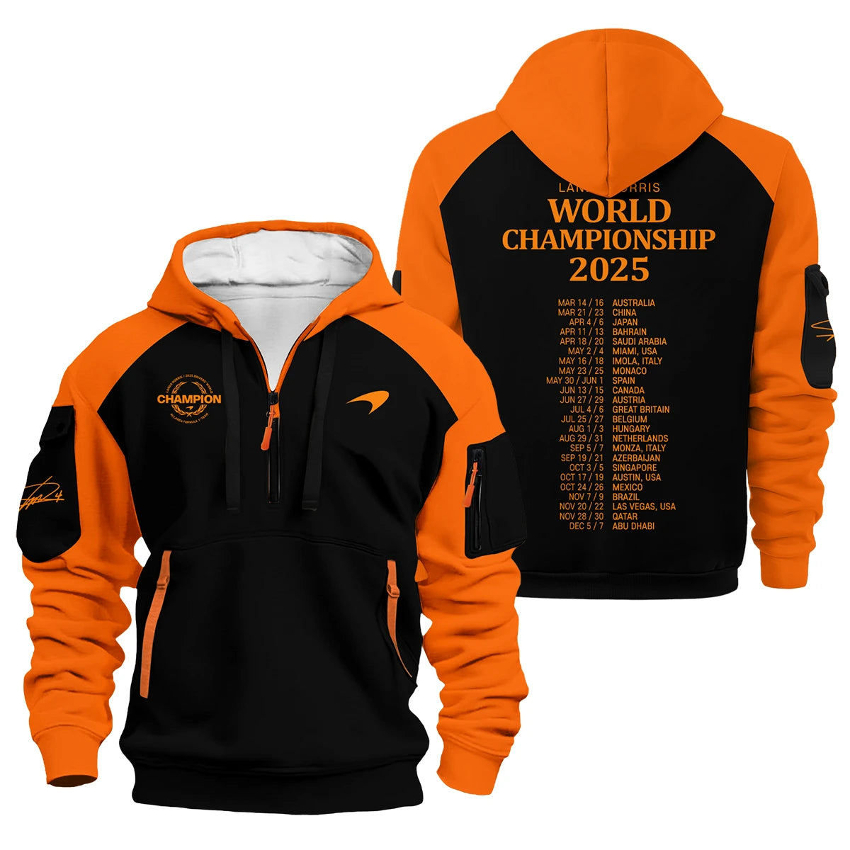 World Championship 2025 Lando Norris McLaren F1 Team BLVALN081225A06