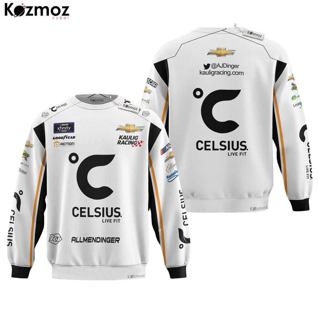 AJ Allmendinger Racing Suit Celsius 2024 Collection - NASCAR Racing Team